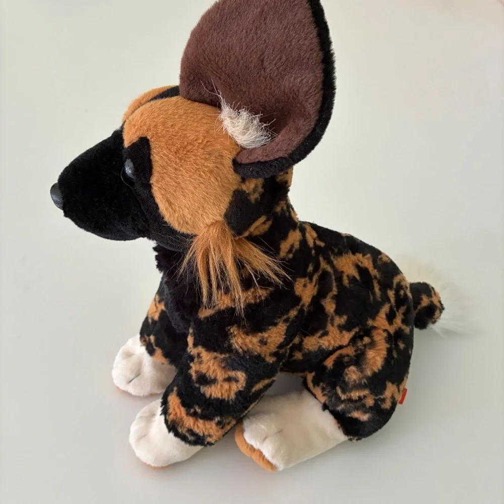 Wild Republic African Wild Dog Painted Wolf Plush Stuffed Animal 12 Inch Safari